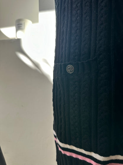 Chanel cashmere black dress size 38