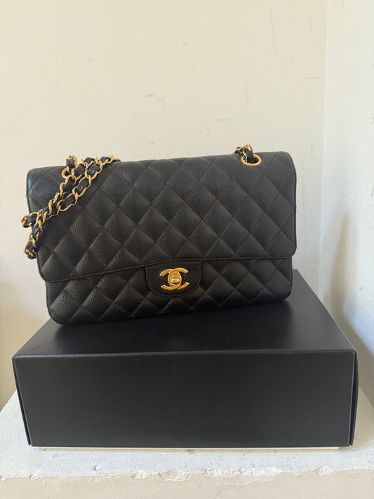 Chanel caviar classic flapbag medium 2008