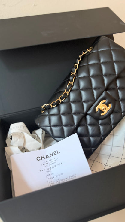 Chanel classic flapbag small 2023 full set