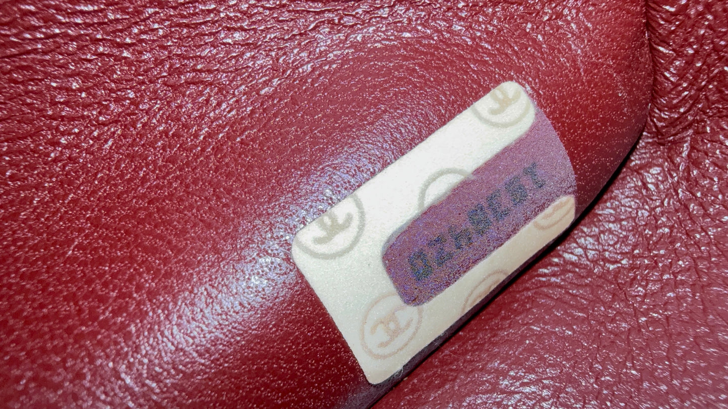 Chanel medium vintage lambskin double flapbag 1 series (1989-1991)