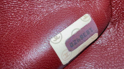 Chanel medium vintage lambskin double flapbag 1 series (1989-1991)