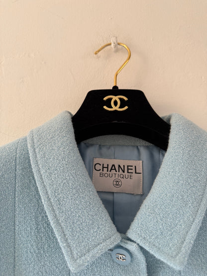 Chanel blue vintage blazer size 38 FR