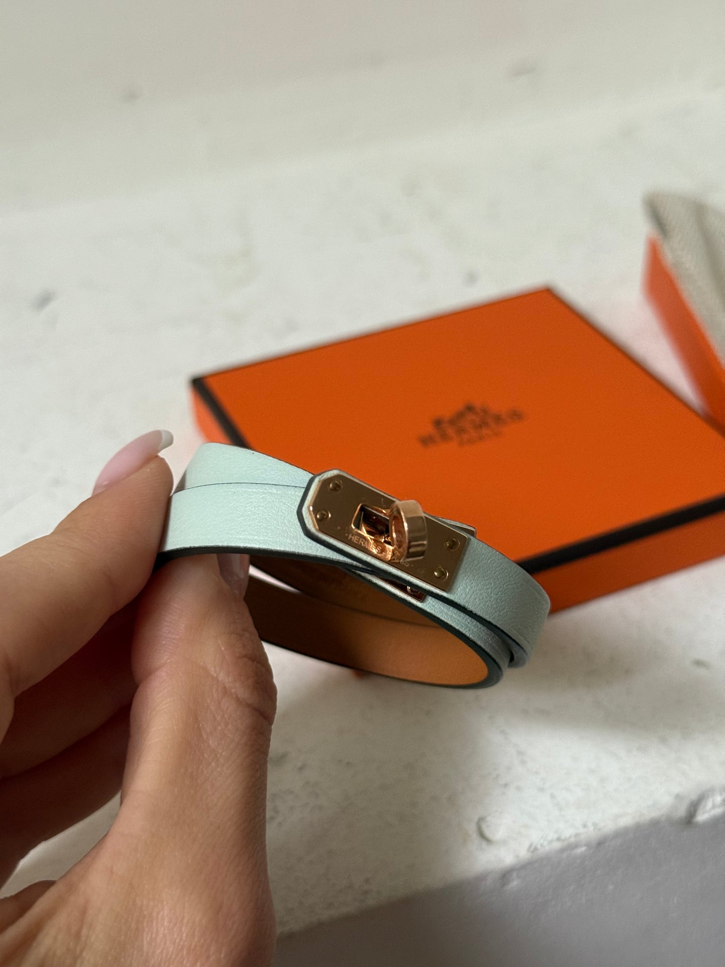 Hermès mini Kelly double tour bracelet