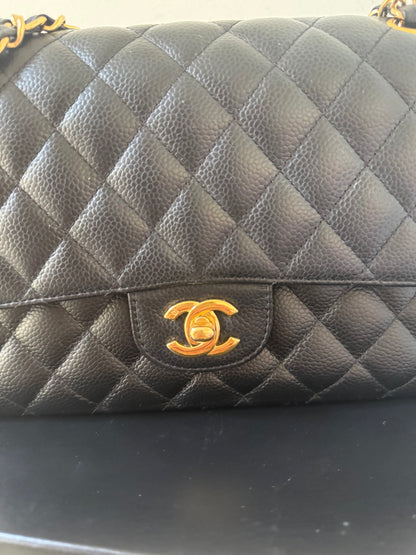 Chanel caviar classic flapbag medium 2008