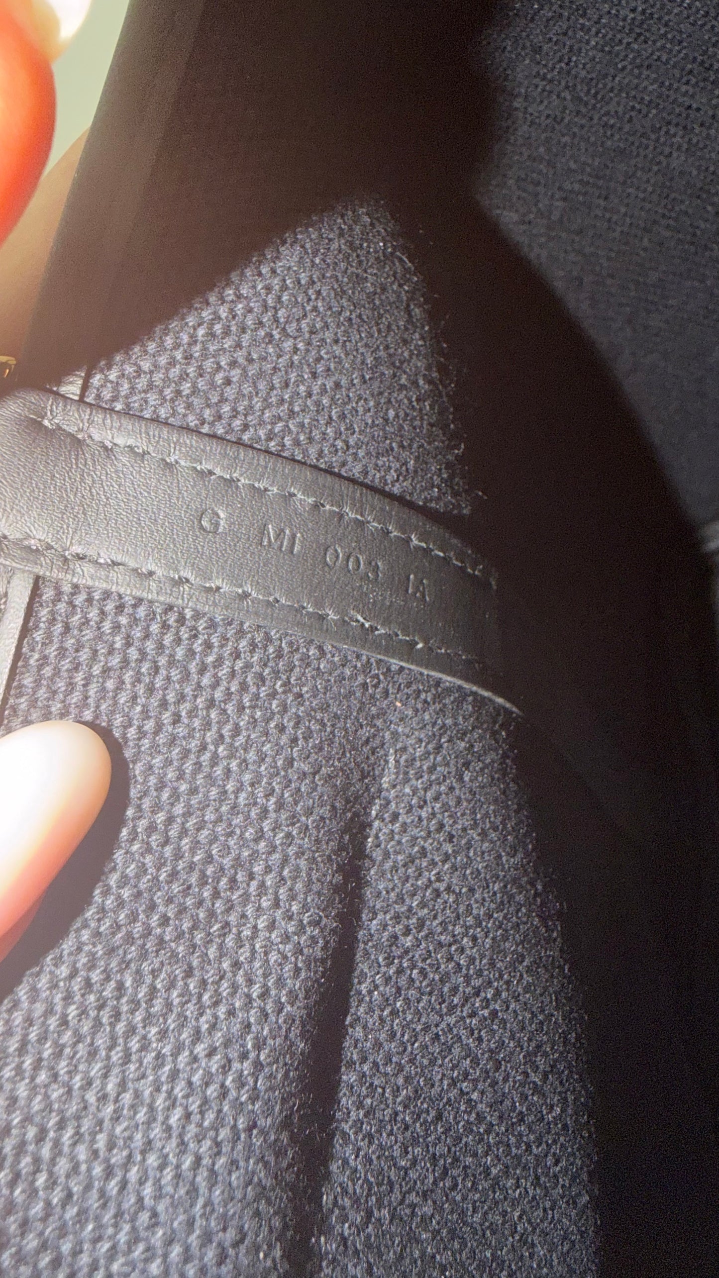 Picotin pocket cargo black with gold hardware