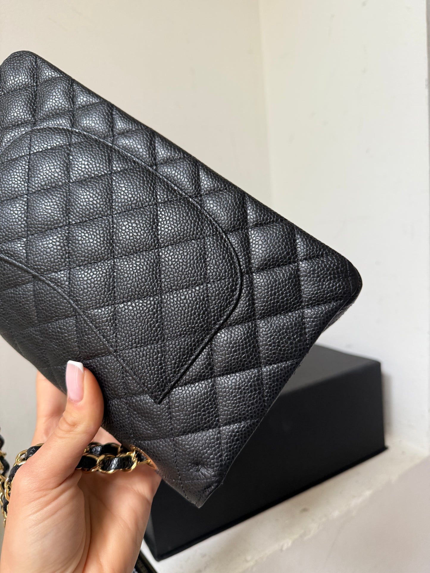 Chanel medium caviar flapbag 2013