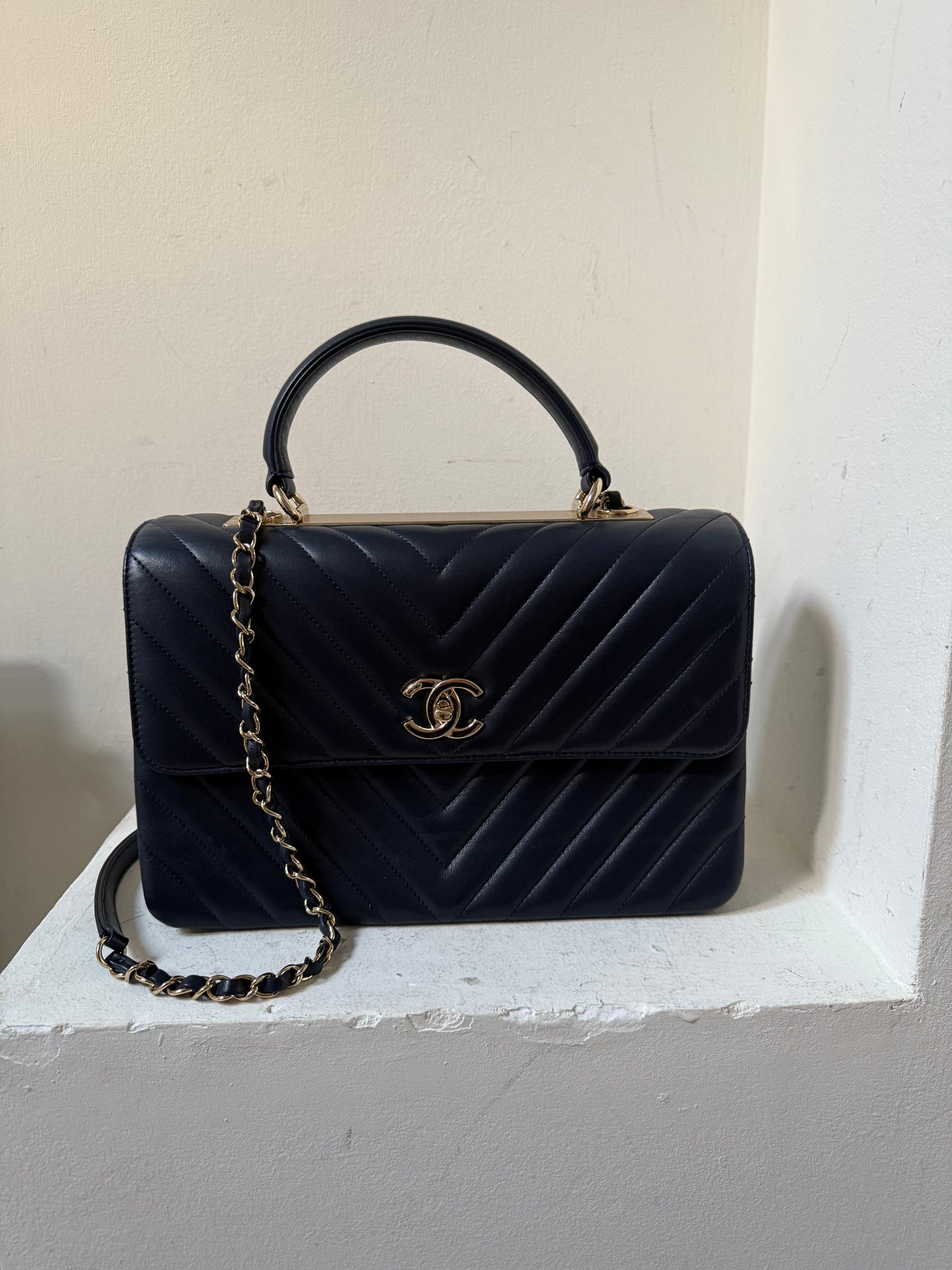 Chanel cc trendy flapbag with chain