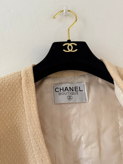 Chanel vintage crème blazer size 36/38
