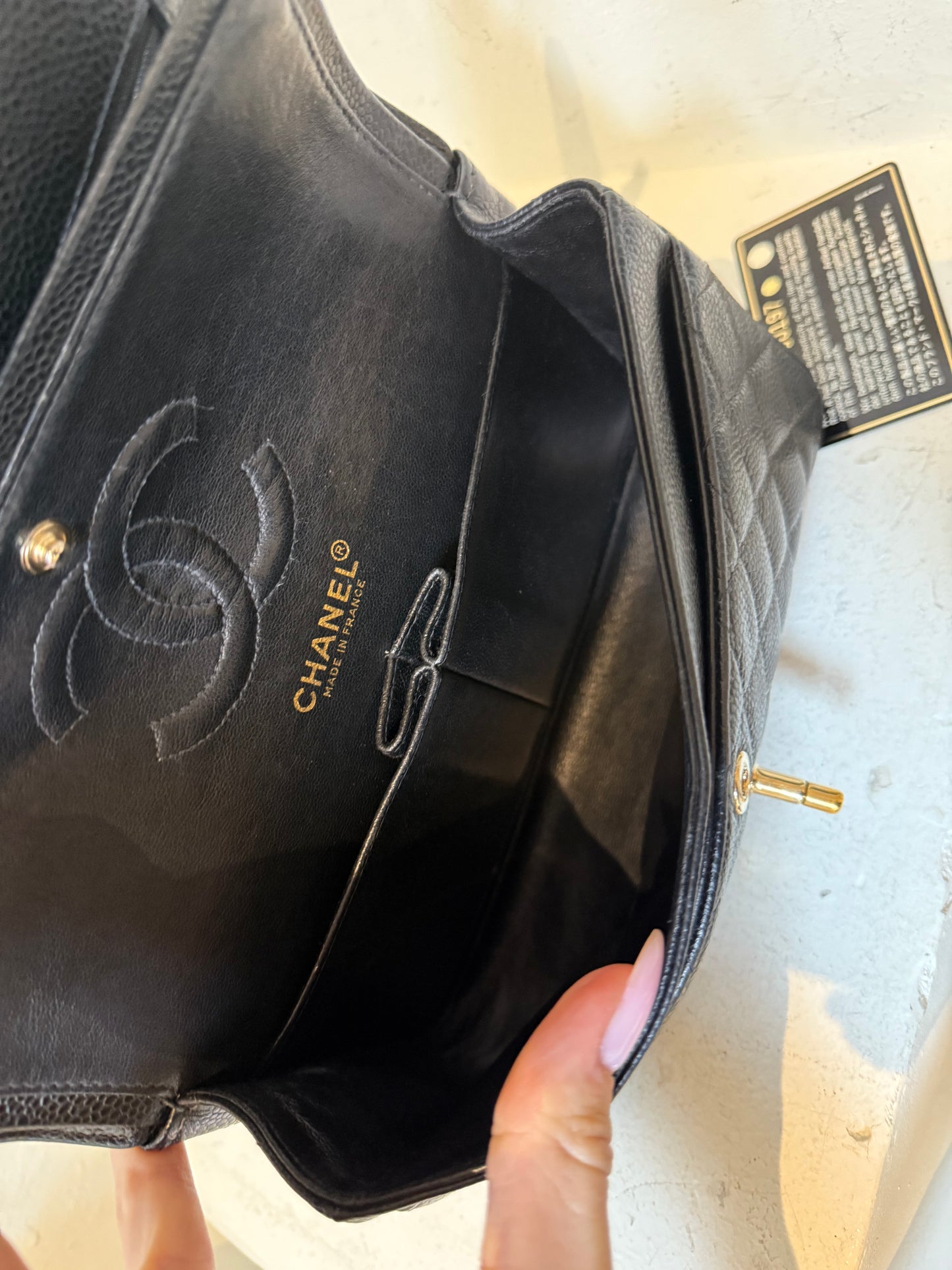 Chanel small caviar flap 2002-2003