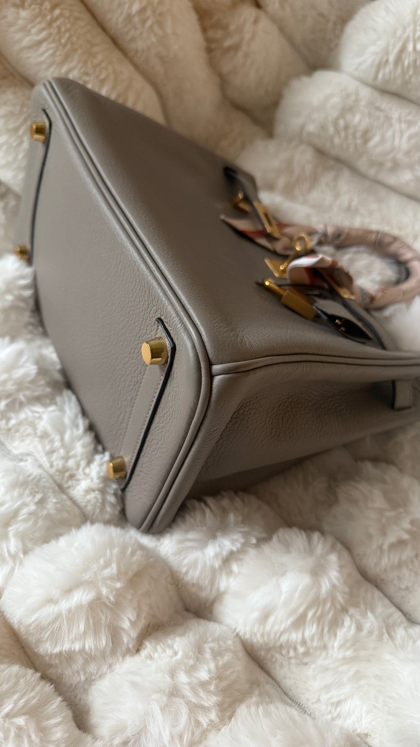 Birkin 25 gris asphalte 2020 dustbag bababebi