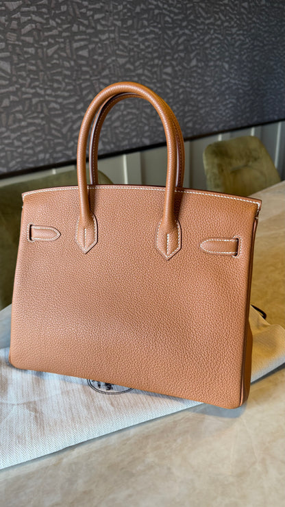 Birkin 30 gold Togo leather gold hardware Z stamp - 2021