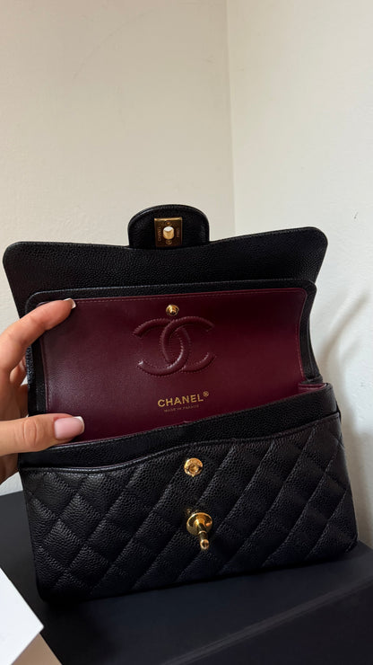 Small 2022 caviar double flap