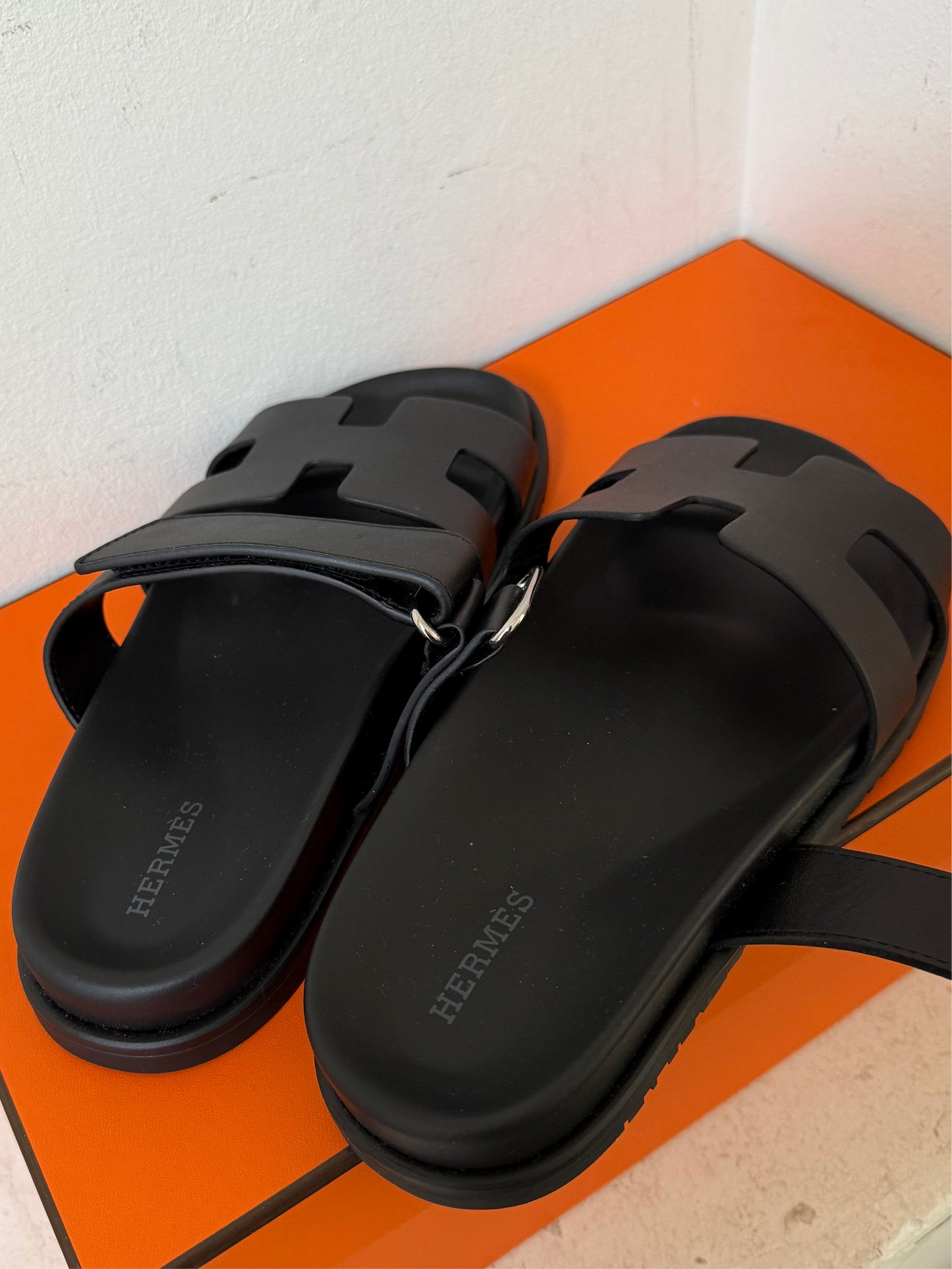 Hermes chypre black in size 37.5