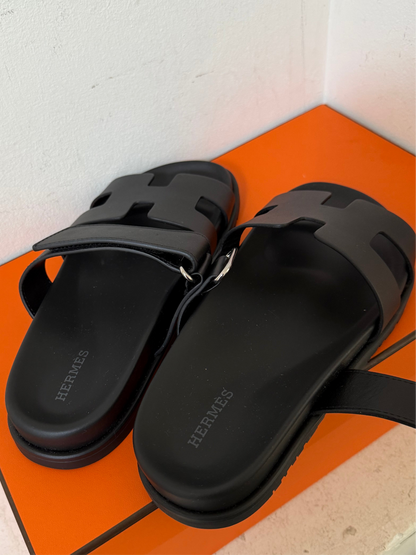 Hermes chypre black in size 37.5