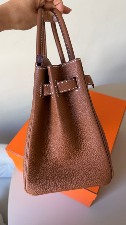 Birkin 30 gold togo palladium hardware stamp K (03/2026 invoice)