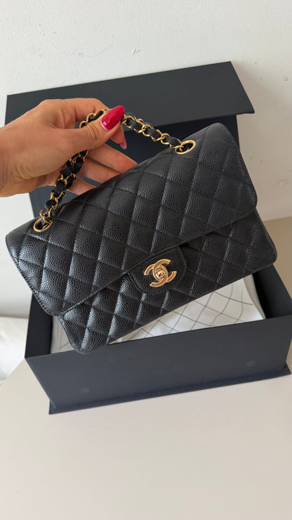 Chanel small caviar 2025 full set with invoice