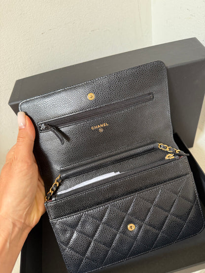 Chanel wallet on chain caviar 24 serie
