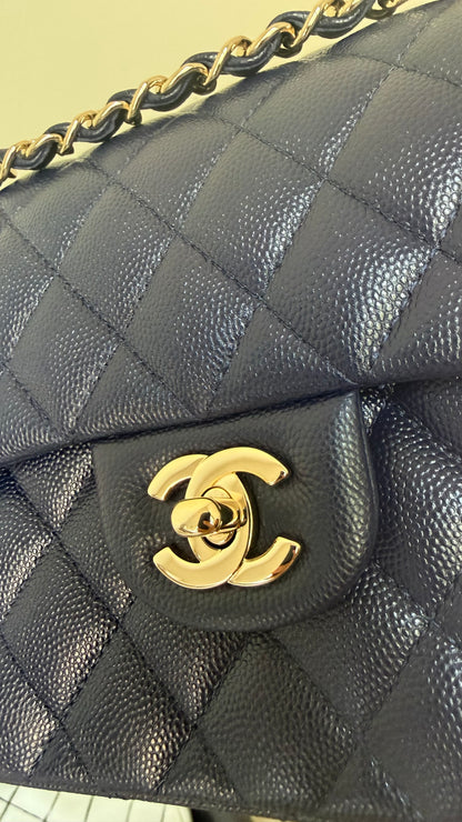 Chanel Navy small caviar flapbag