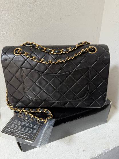 Chanel medium lambskin vintage flap 1 series (1989-1991)