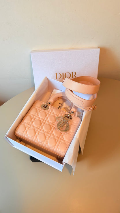 Small baby pink lady dior new condition