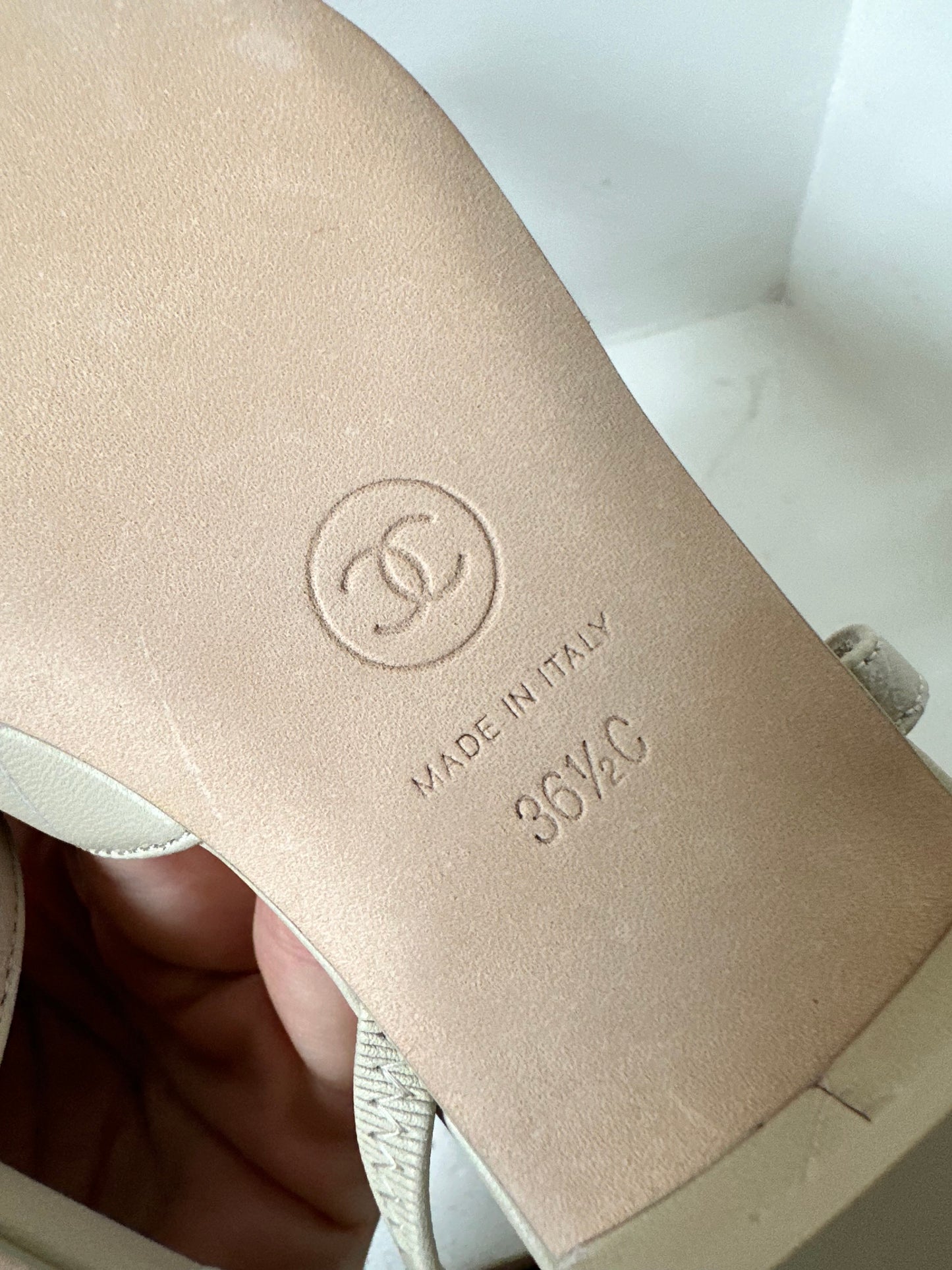Chanel slingbacks size 36.5 new