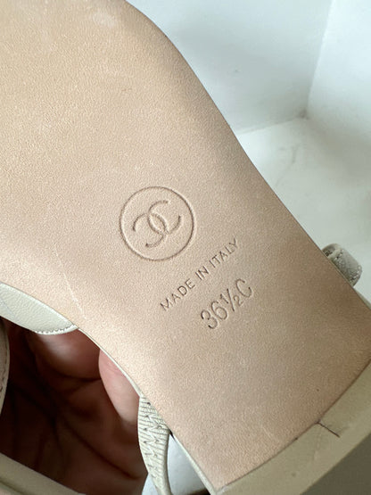 Chanel slingbacks size 36.5 new