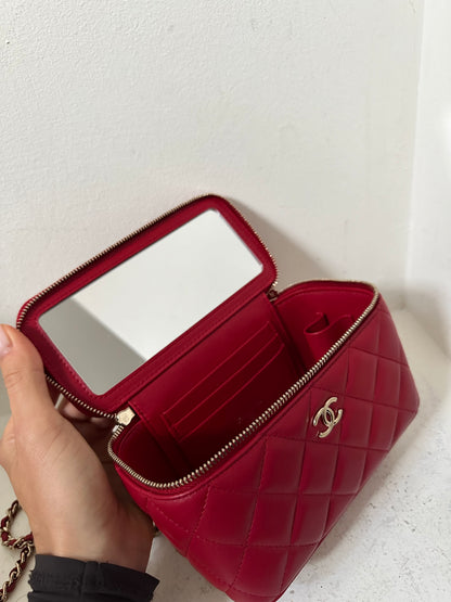 Chanel vanity mini bag with chain