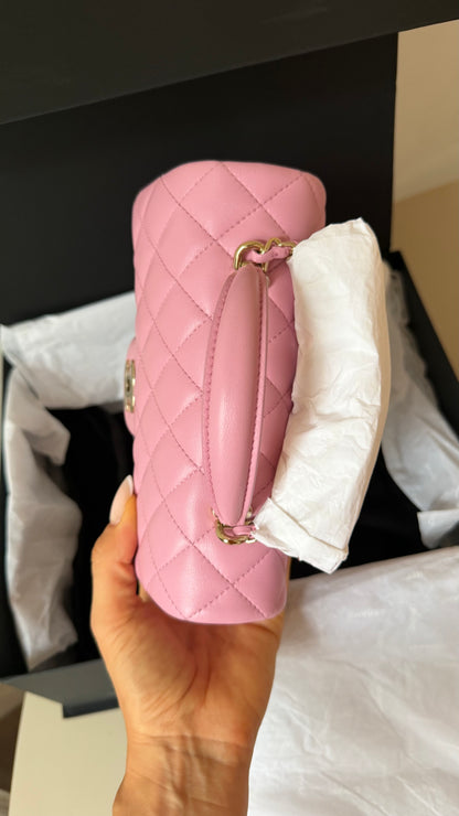 Pink mini top handle 2026 full set new