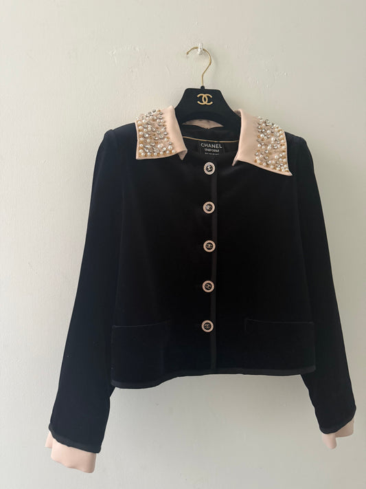 Chanel uniform jacket with embellishments