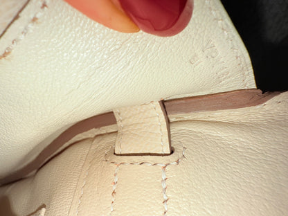 Birkin 30 craie epsom rose gold hardware full set