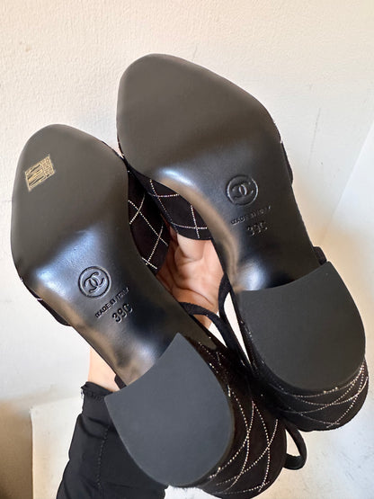 Chanel 2024 slingback heels 39
