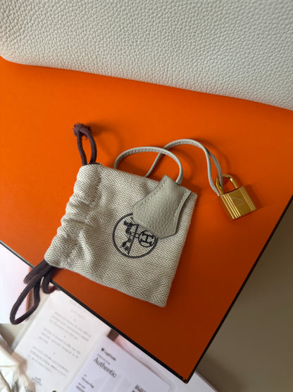 Birkin 30 Gris Perle togo leather U stamp (2022)