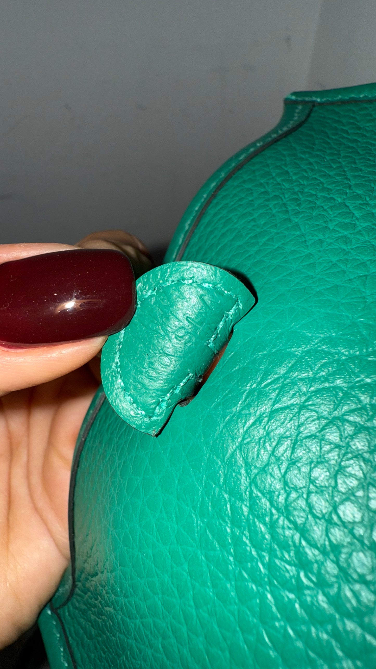 Hermes mini Evelyne vert vertigo