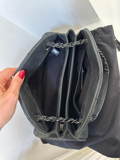 Chanel mademoiselle bowling bag black