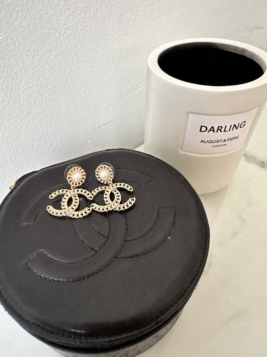 Chanel CC earrings