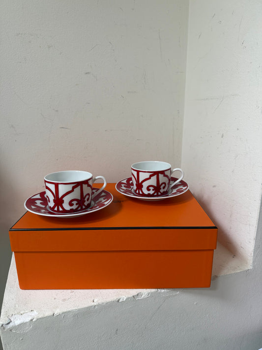 Hermes Balcon du Guadalquivir tea cup and saucer