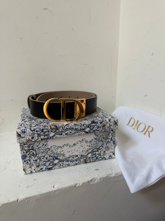 Dior 35mm Montaigne belt - 75cm